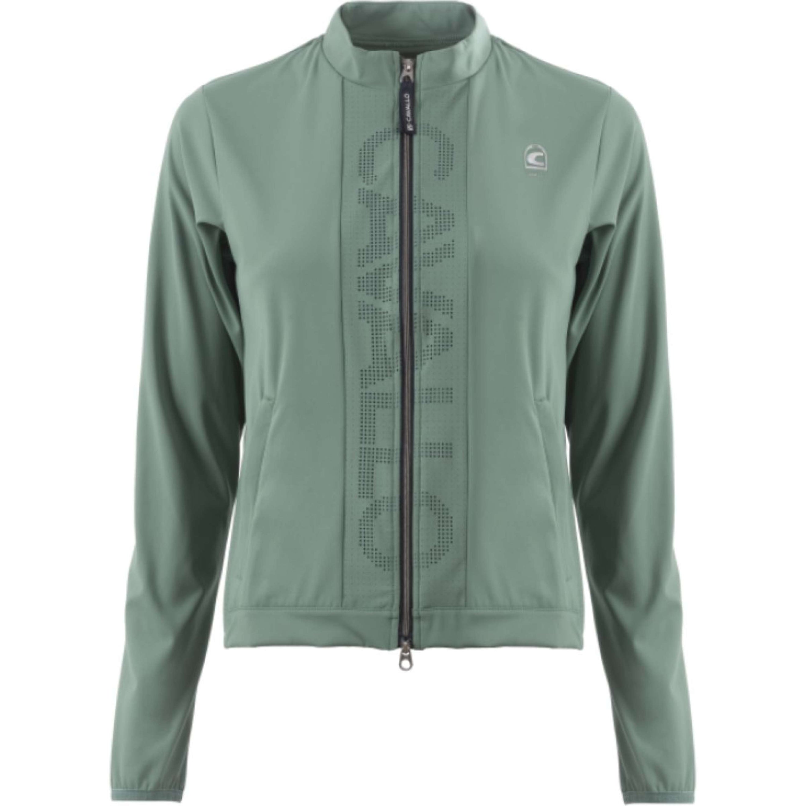 Cavallo Active Jacket Short Sporty Fonctionnel avec Stand-up Col Femmes Sea Green