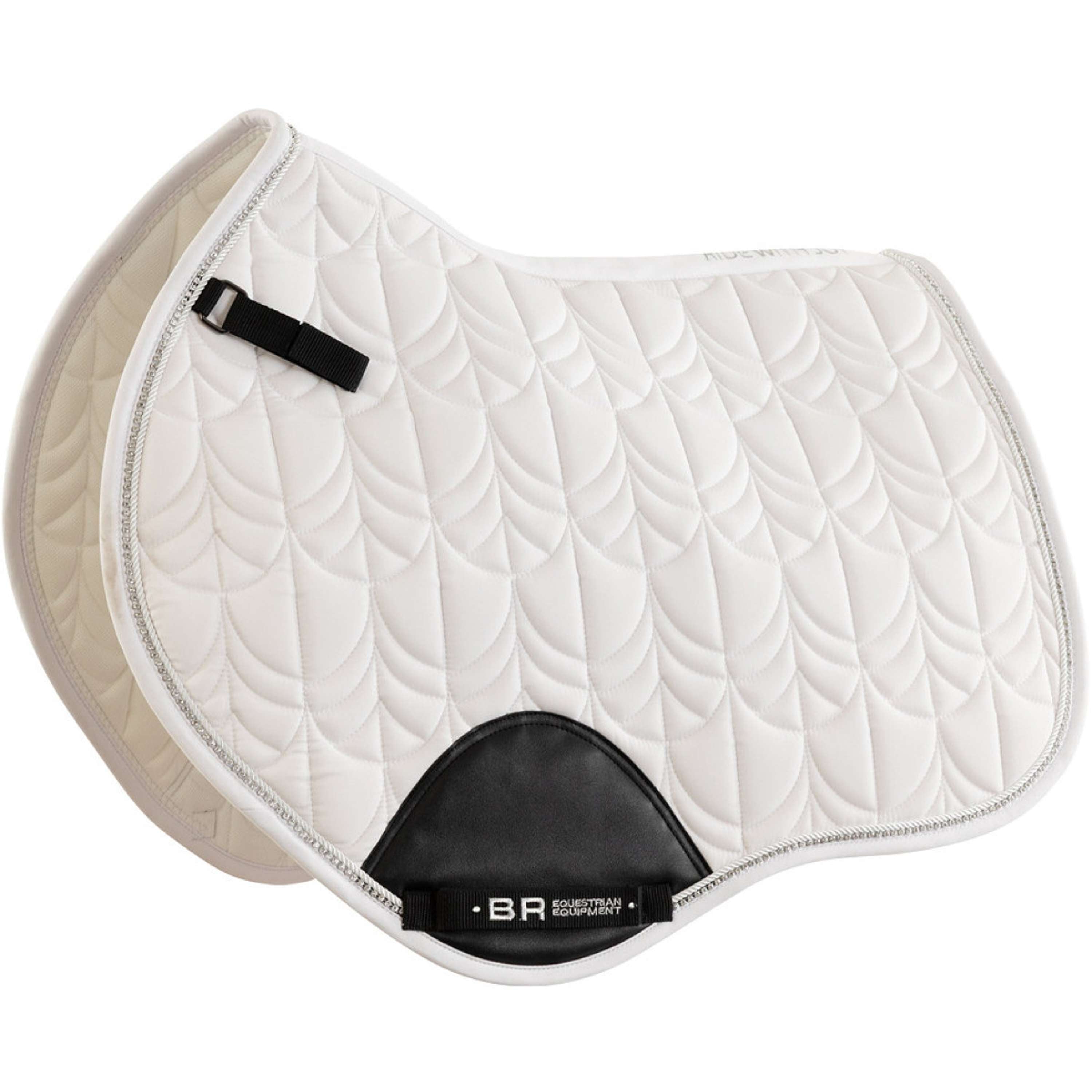 BR Tapis de Selle Birmingham C-Wear de Saut Blanc