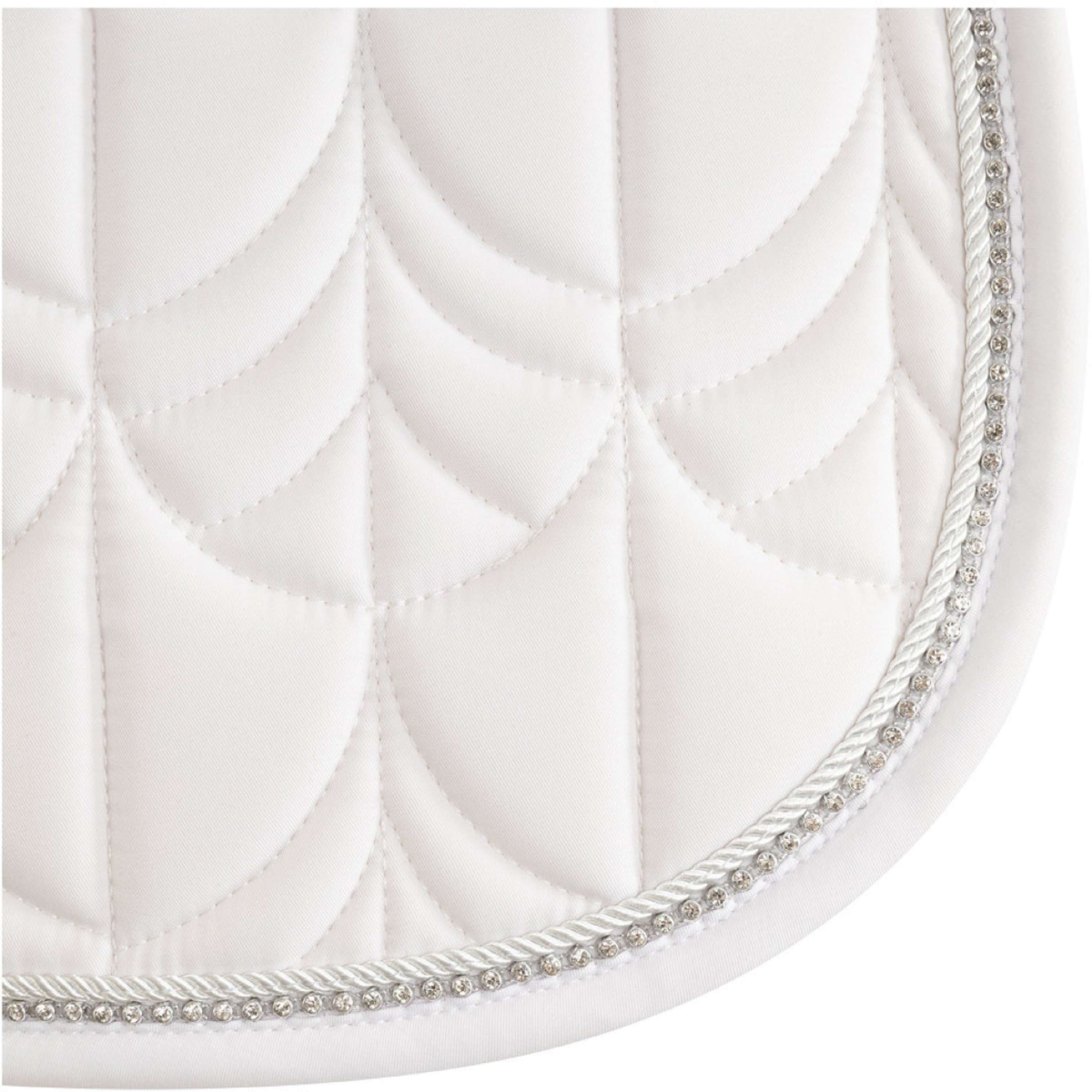 BR Tapis de Selle Birmingham C-Wear Dressage Blanc