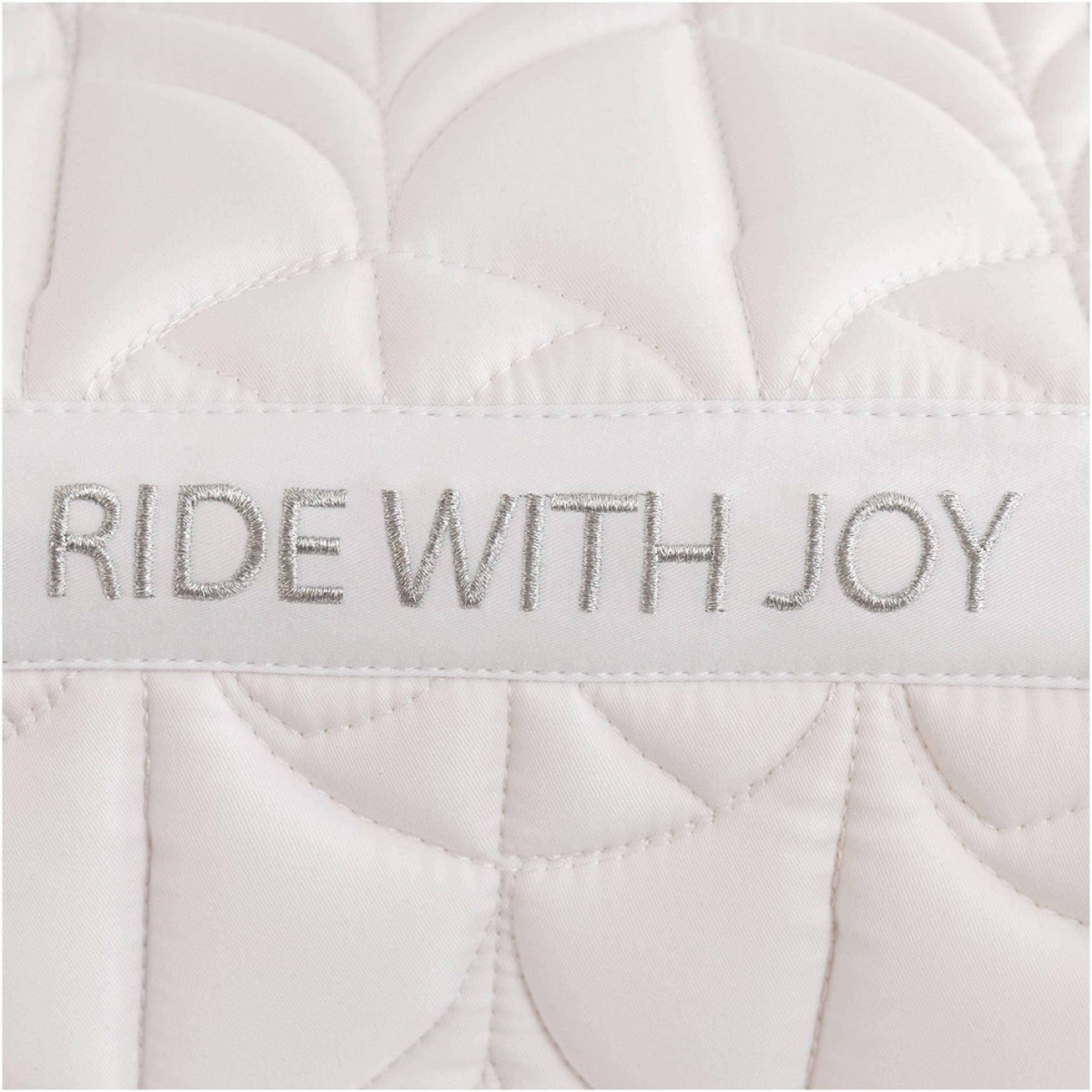 BR Tapis de Selle Birmingham C-Wear Dressage Blanc