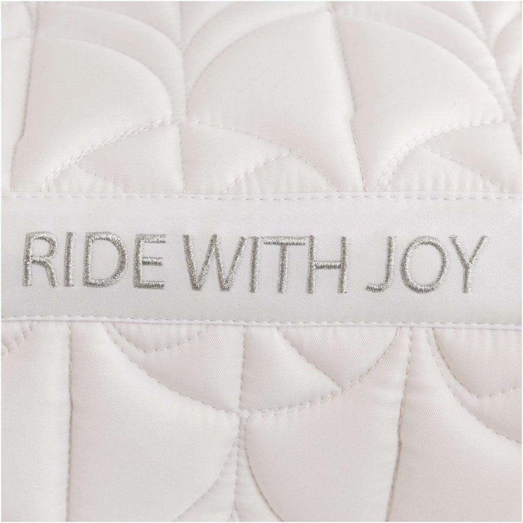 BR Tapis de Selle Birmingham C-Wear Dressage Blanc