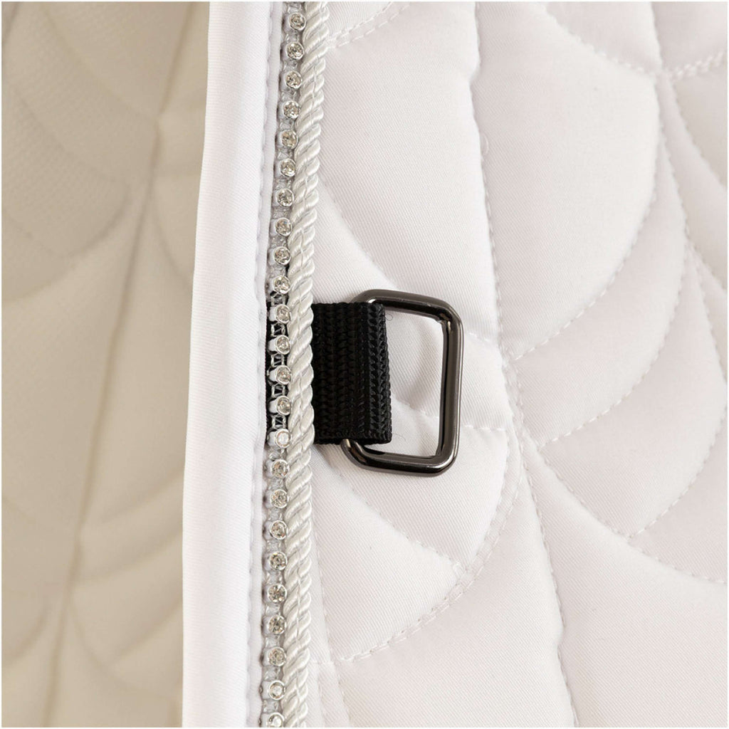 BR Tapis de Selle Birmingham C-Wear Dressage Blanc