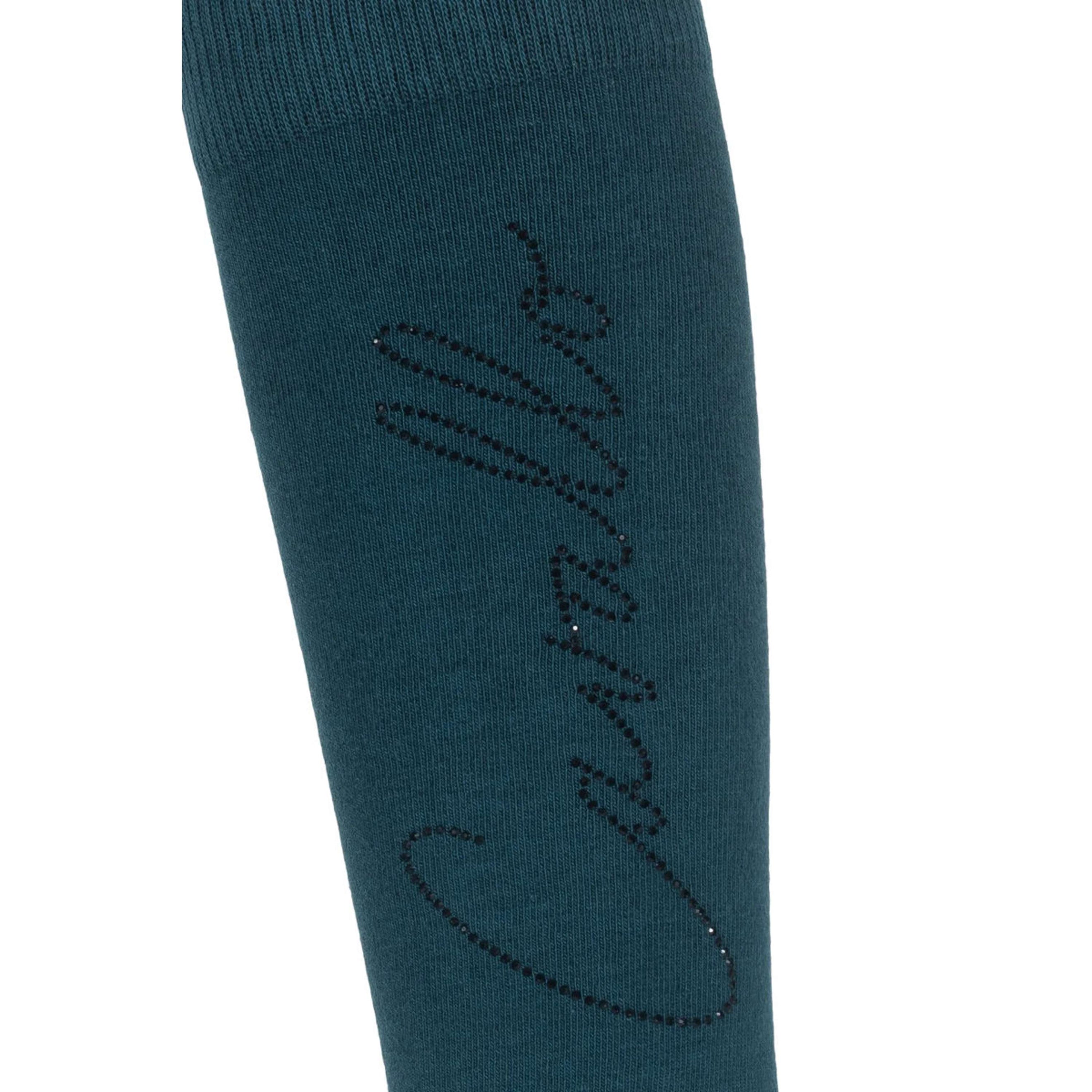 Cavallo Chaussettes d'Équitation CavalSelma Dark Peacock