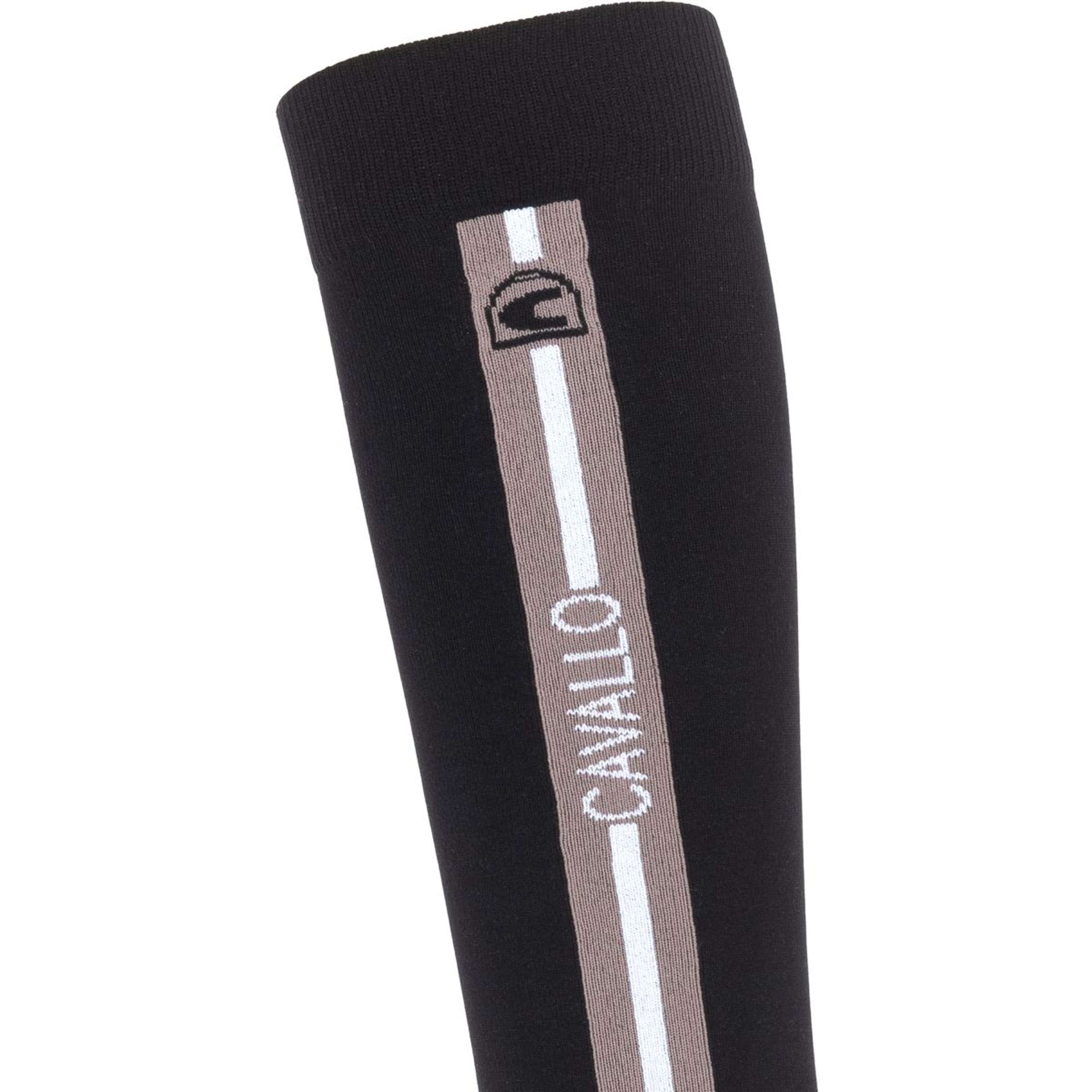 Cavallo Chaussettes d'Équitation CavalStormi Noir Cavallo Chaussettes d'Équitation CavalStormi Noir