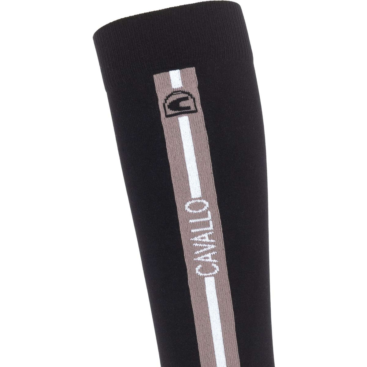 Cavallo Chaussettes d'Équitation CavalStormi Noir