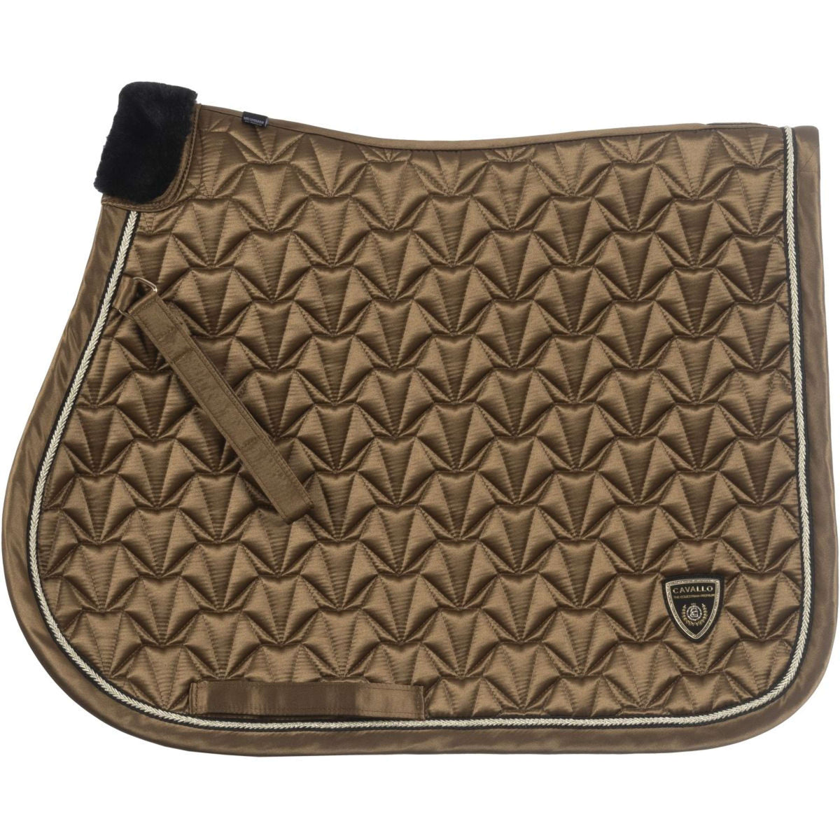 Cavallo Premium Capsule Tapis de Selle CavalLyana Polyvalent Dark Caramel