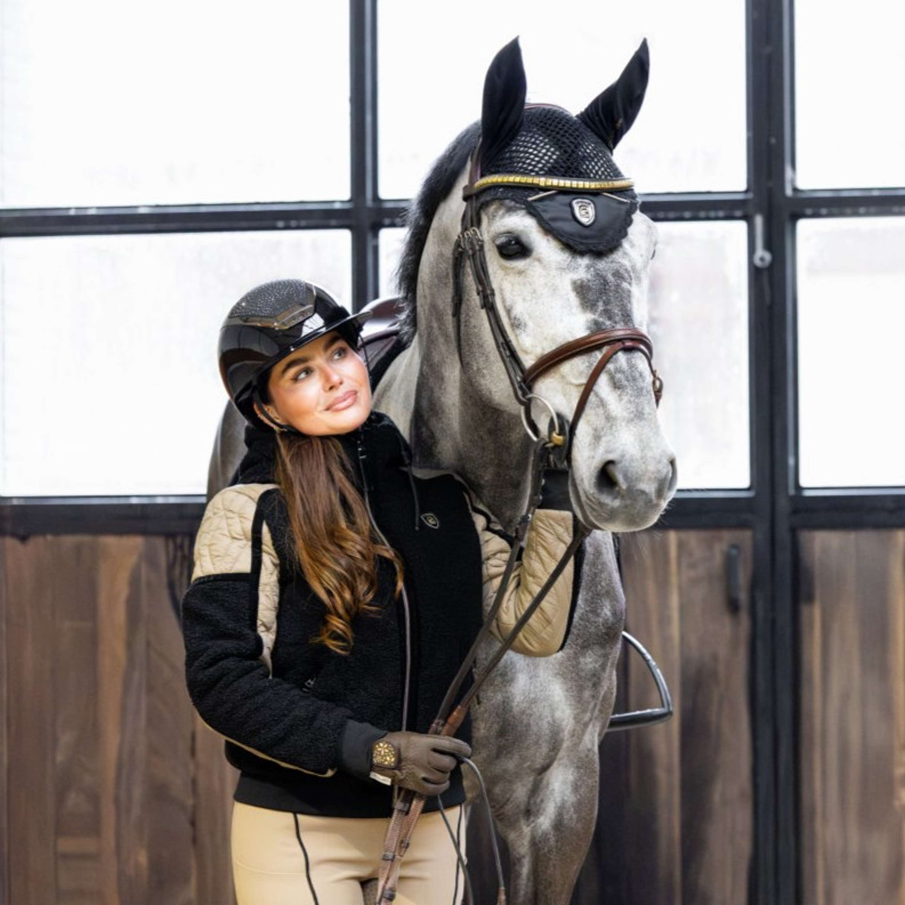 Cavallo Bonnet Anti-Mouches Cavalliza Noir