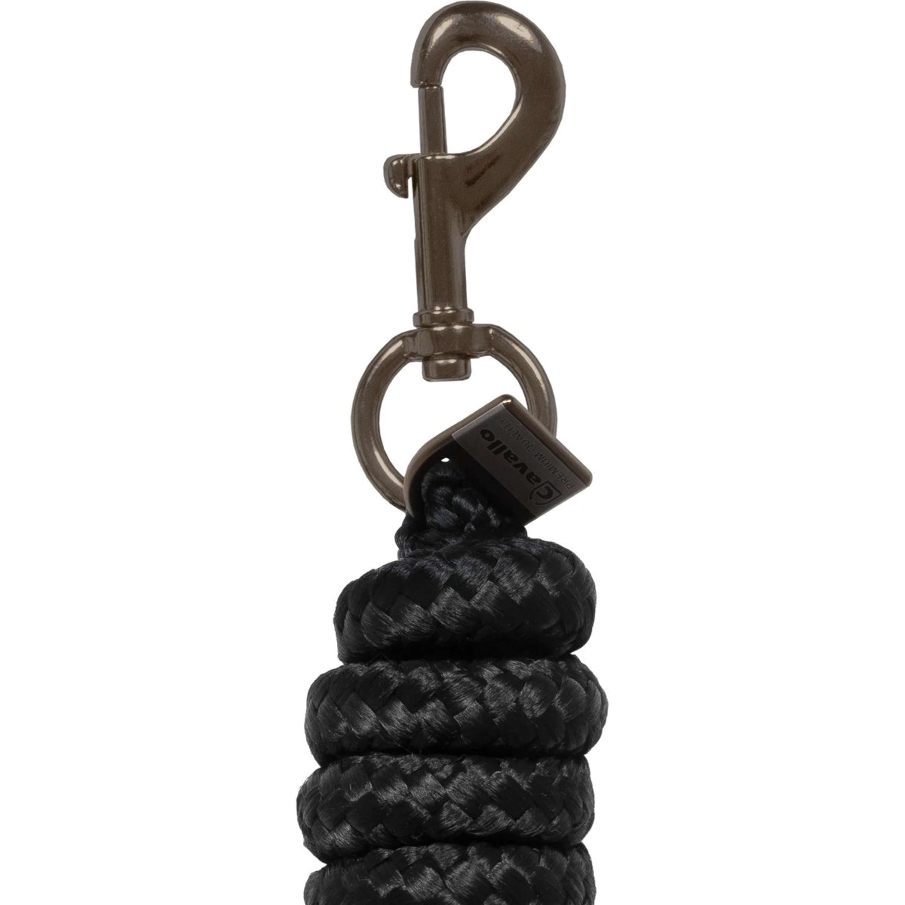 Cavallo Corde pour Licol Cavalleou avec Mousqueton Noir