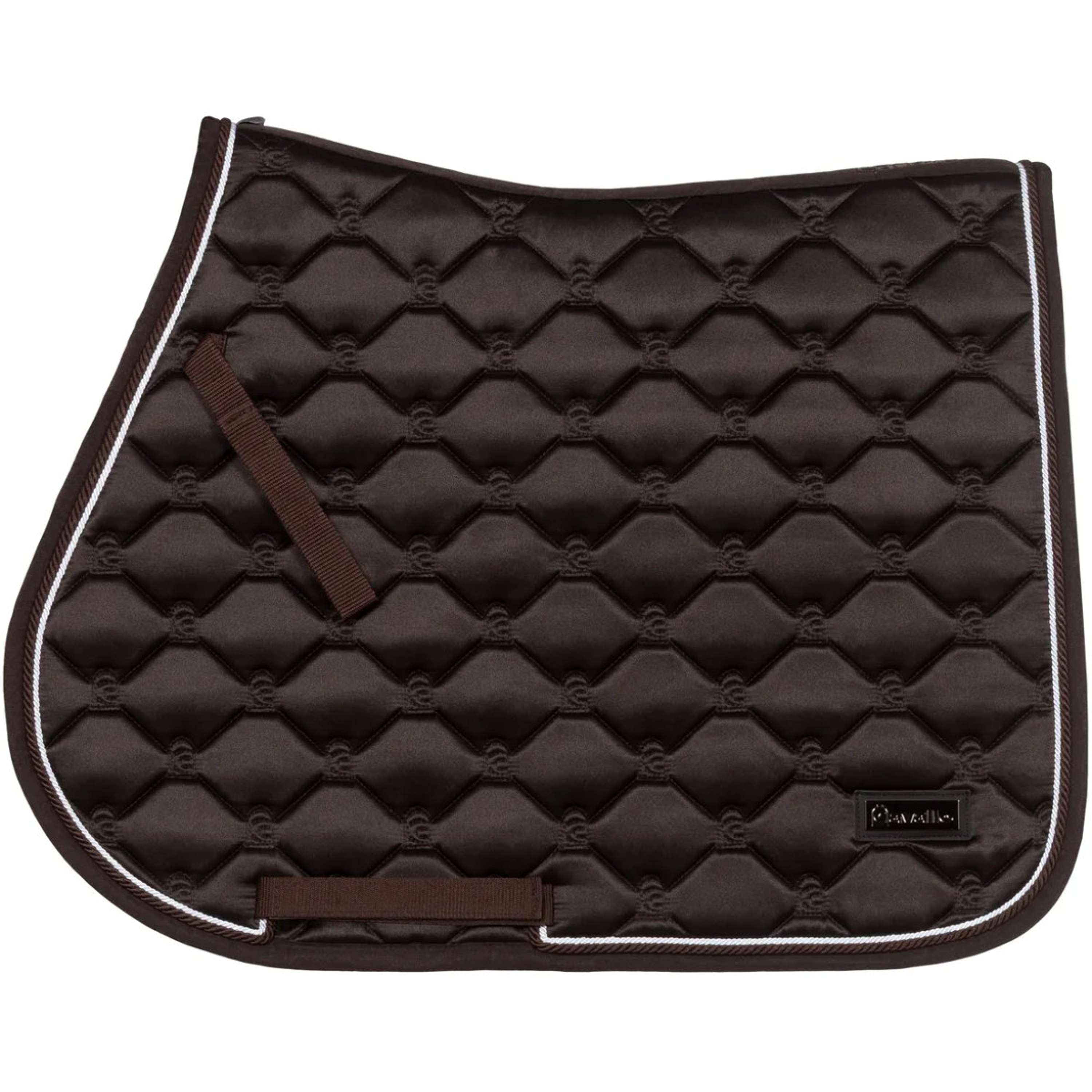 Cavallo Tapis de Selle CavalHanaya Polyvalent Café Noir