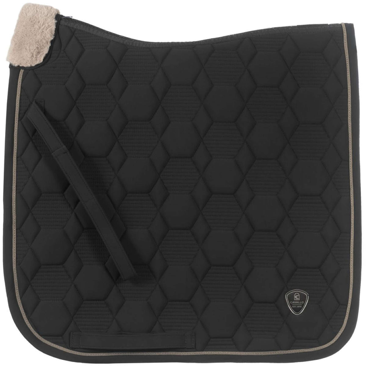 Cavallo Tapis de Selle Cavalpino Dressage Noir