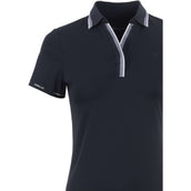 Cavallo Polo Caval Pique V-Neck Bleu Foncé