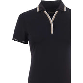 Cavallo Polo Caval Pique V-Neck Noir