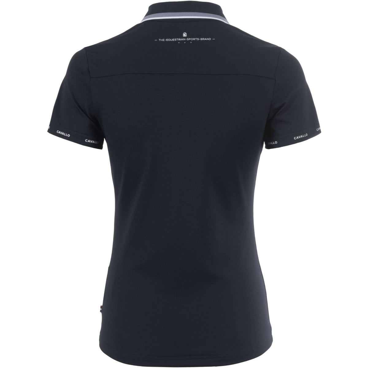 Cavallo Polo Caval Pique V-Neck Bleu Foncé