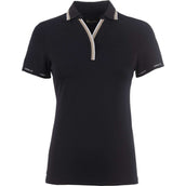 Cavallo Polo Caval Pique V-Neck Noir