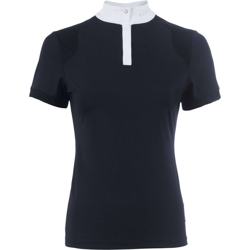 Cavallo T-shirt de Concours Caval Halfzip Bleu Foncé