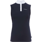 Cavallo T-shirt de Concours CavalHalfzip Sans Manche Bleu Foncé