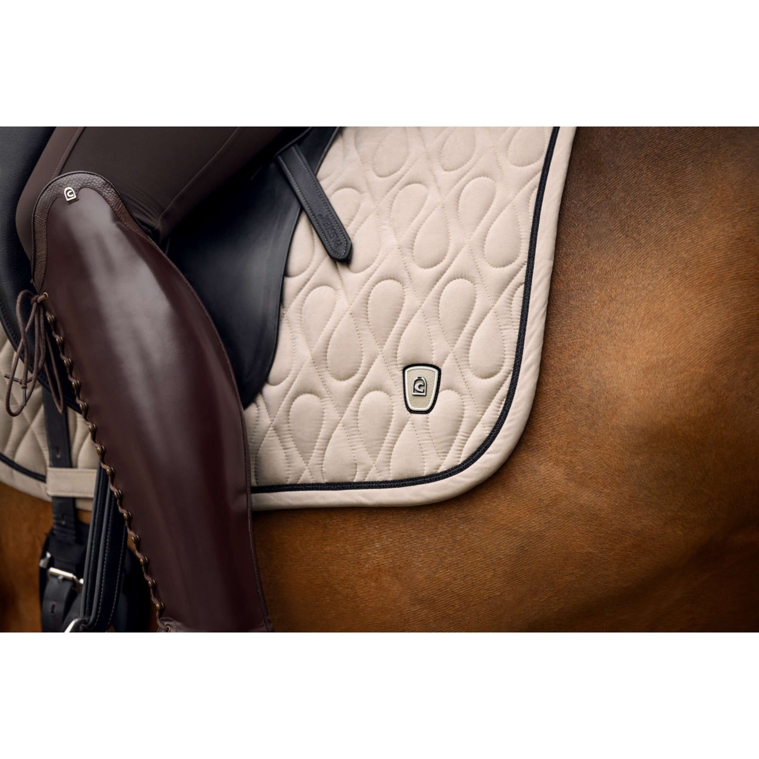 Cavallo Tapis de Selle CavalPolly Dressage Latte