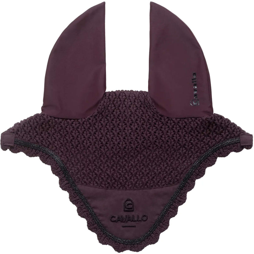 Cavallo Bonnet Anti-Mouches CavalPerla Dusty Plum Cavallo Bonnet Anti-Mouches CavalPerla Dusty Plum