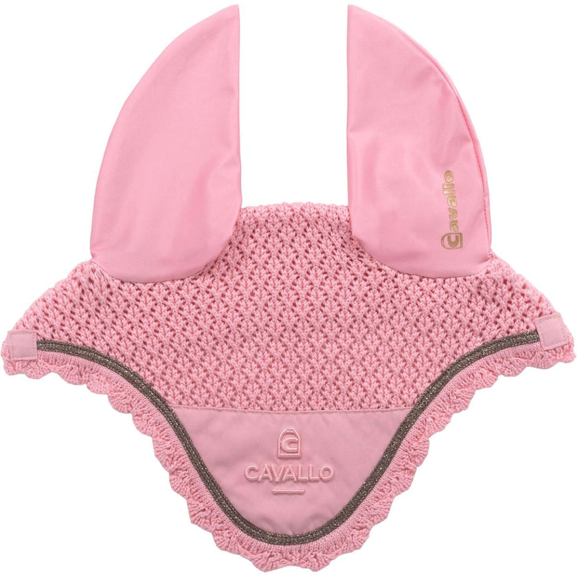 Cavallo Bonnet Anti-Mouches CavalPerla Powder Pink Cavallo Bonnet Anti-Mouches CavalPerla Powder Pink