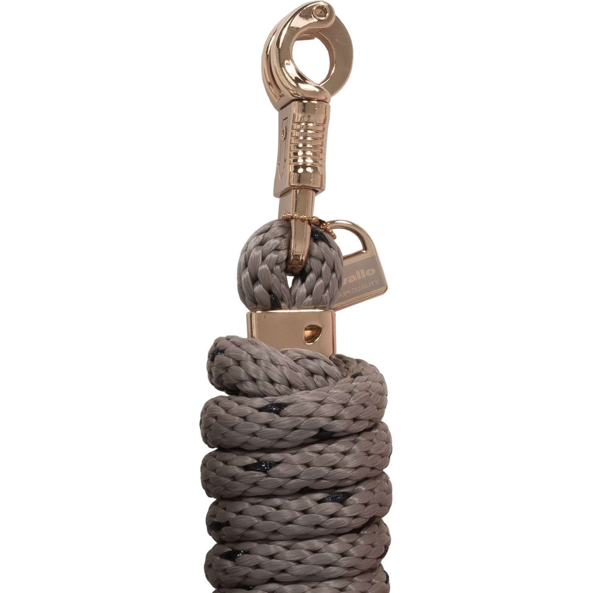 Cavallo Corde pour Licol CavalPaz avec Crochet Panique Mocha Latte