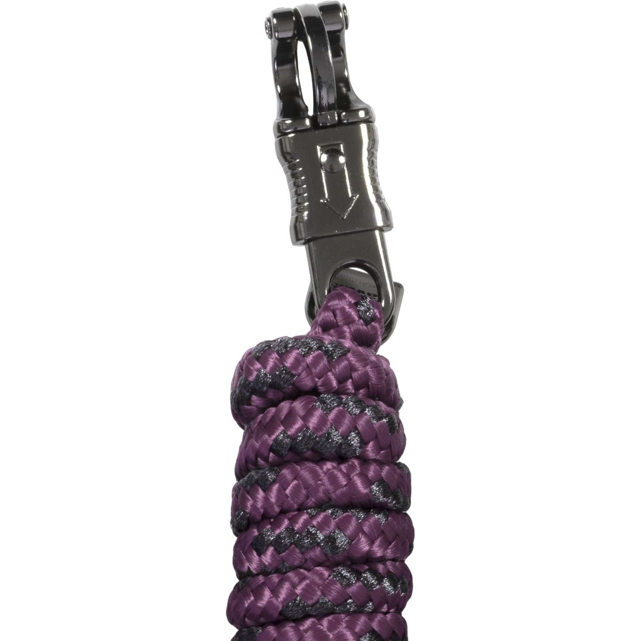 Cavallo Corde pour Licol CavalJuri avec Crochet Panique Dusty Violet