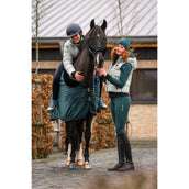 Cavallo Licol CavalJero avec Fourrure Dark Peacock