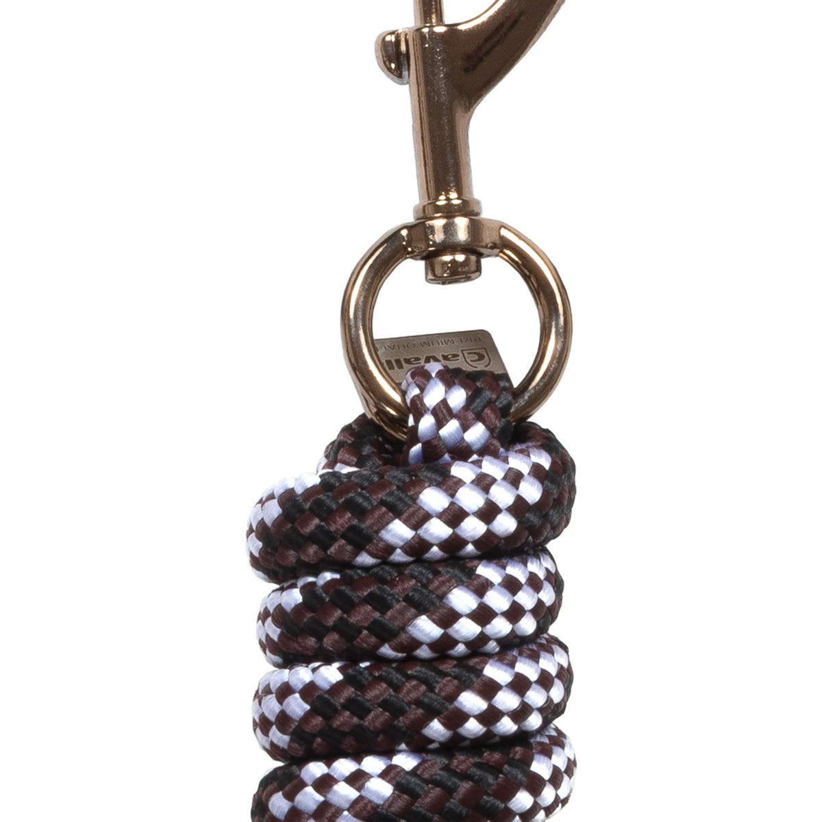 Cavallo Corde pour Licol CavalJace avec Mousqueton Café Noir