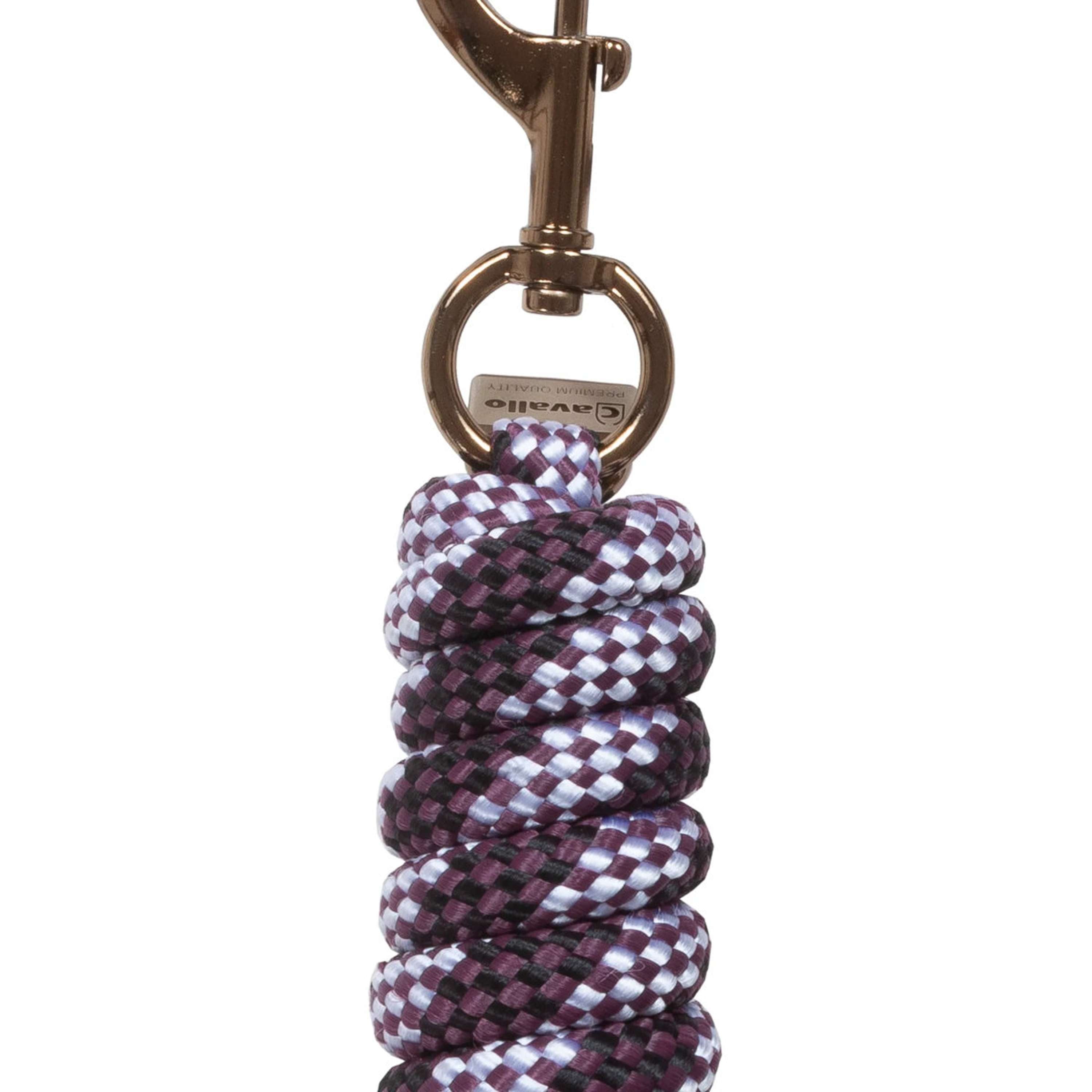 Cavallo Corde pour Licol CavalJace avec Mousqueton Dusty Plum