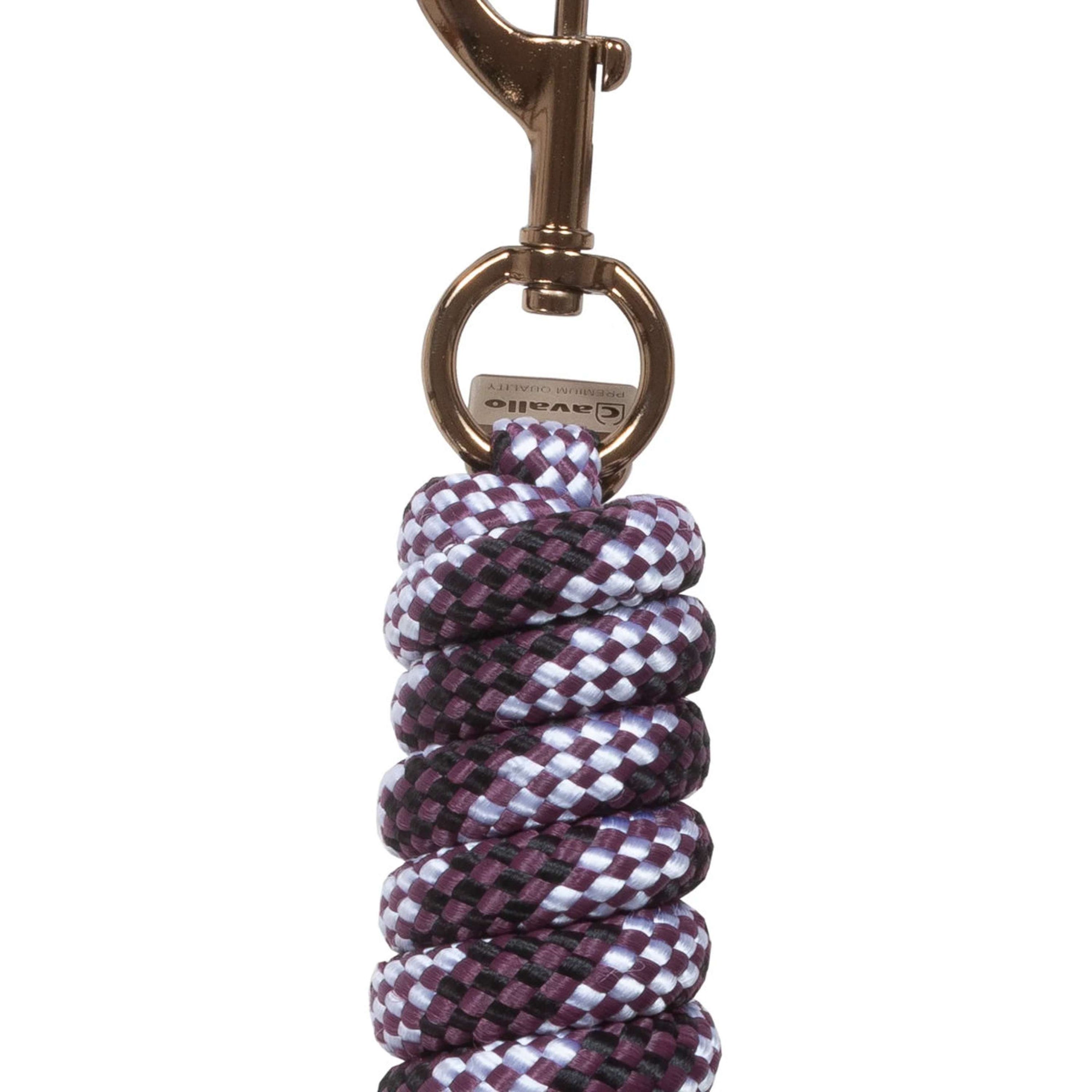 Cavallo Corde pour Licol CavalJace avec Mousqueton Dusty Plum