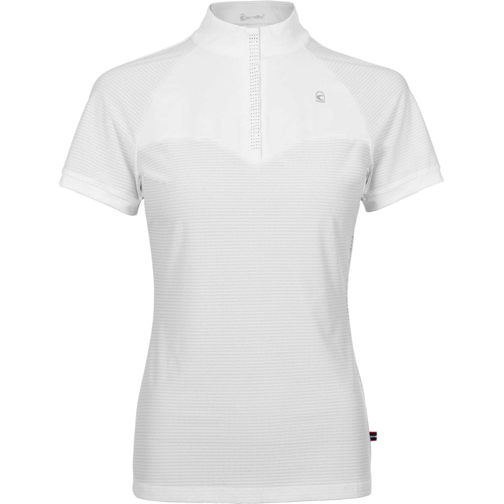 Cavallo T-shirt de Concours CavalBrisa Blanc