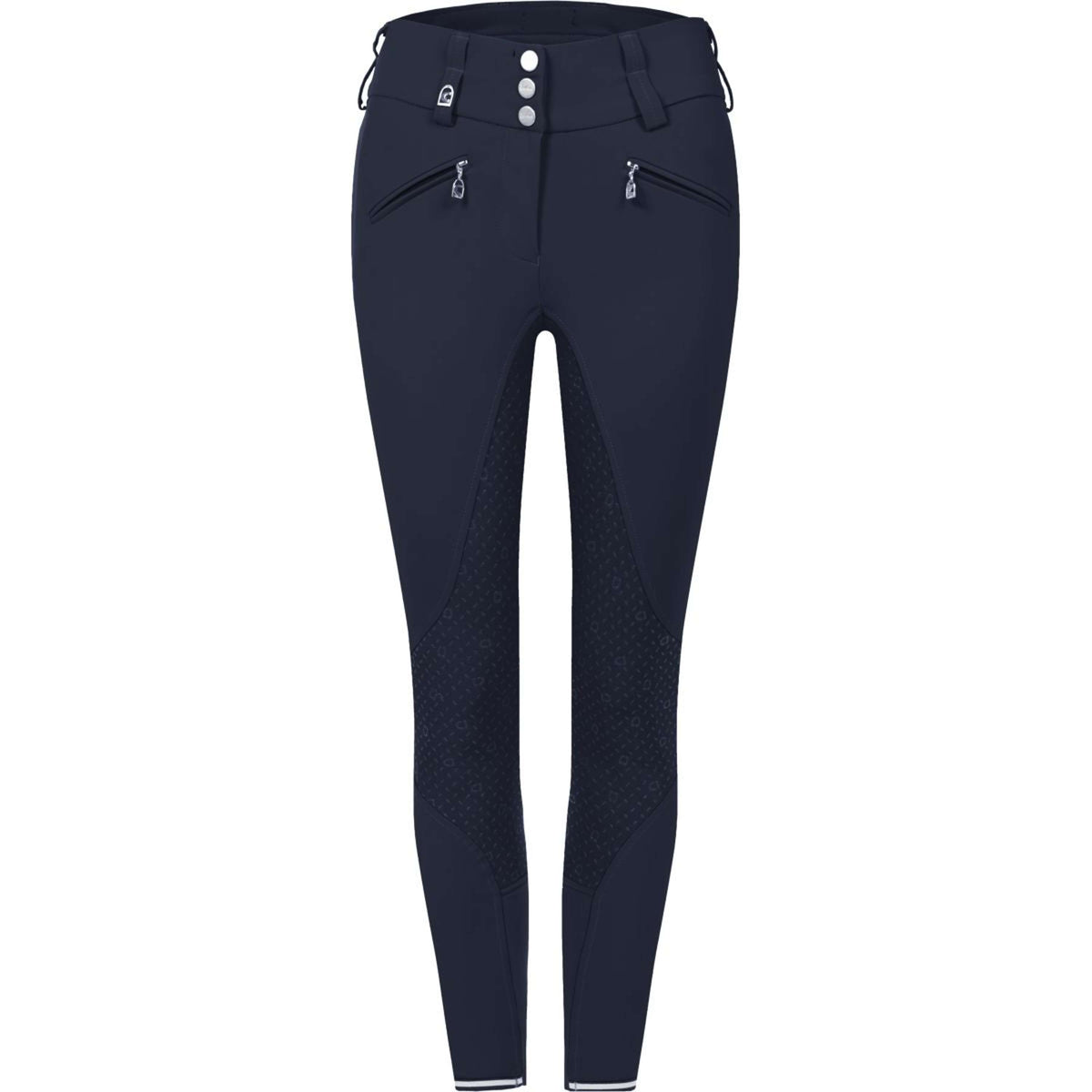 Cavallo Pantalon d'Équitation Caja Grip High Waist Bleu Profond/Bleu Foncé