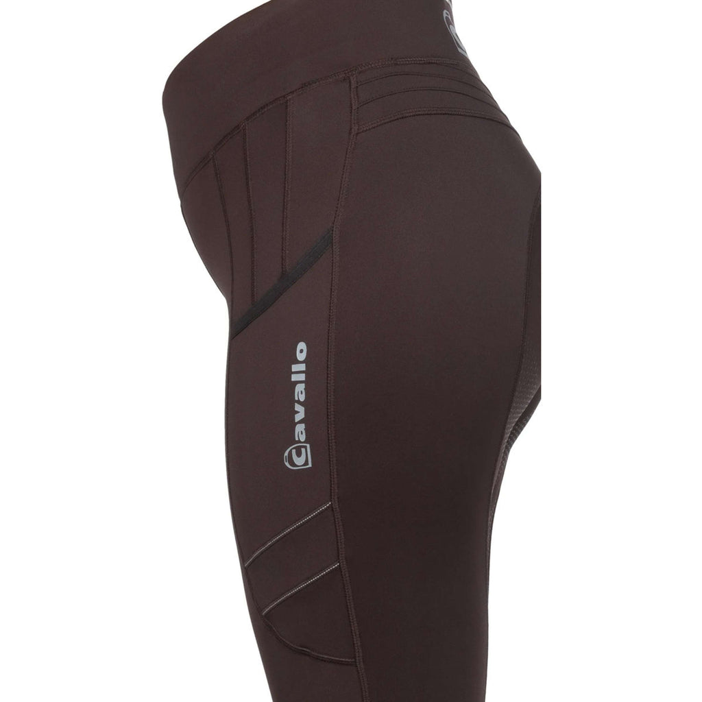 Cavallo Legging d'Équitation CavalLin Grip Rl Full Grip Café Noir
