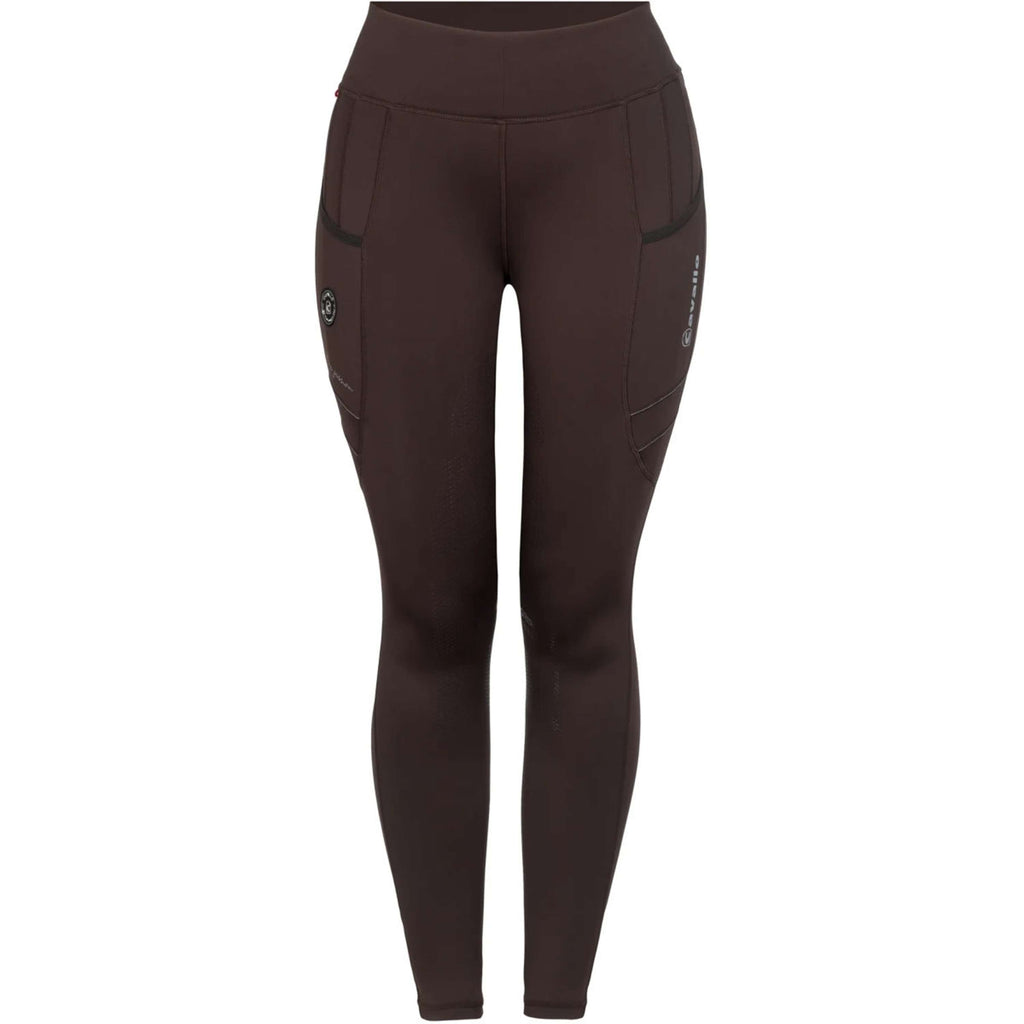Cavallo Legging d'Équitation CavalLin Grip Rl Full Grip Café Noir