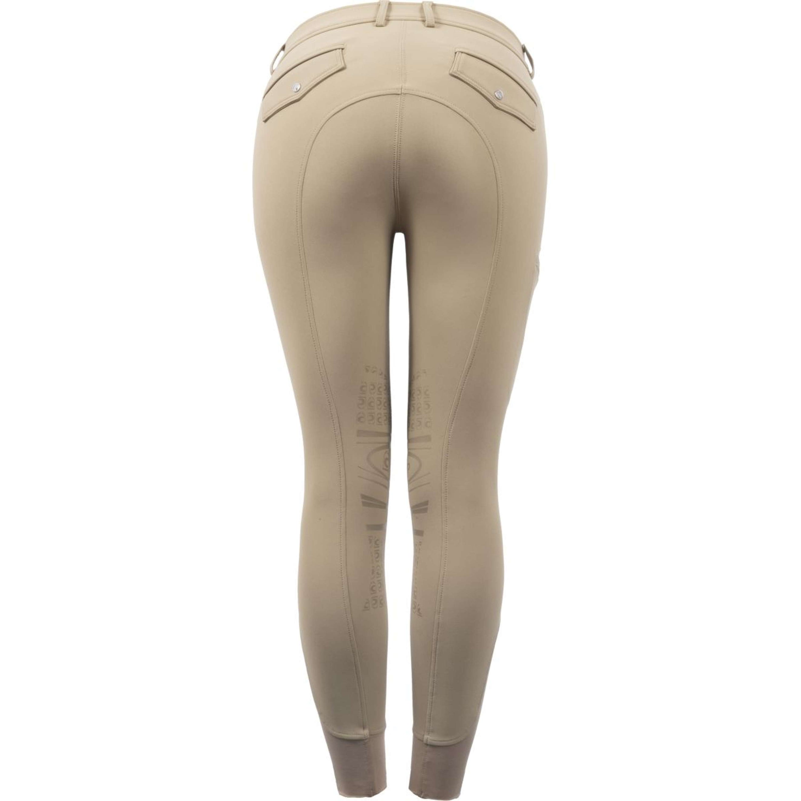 Cavallo Pantalon d'Équitation Dristy Grip Mobile Softshell Knee Grip Fonctionnel Femmes Almond