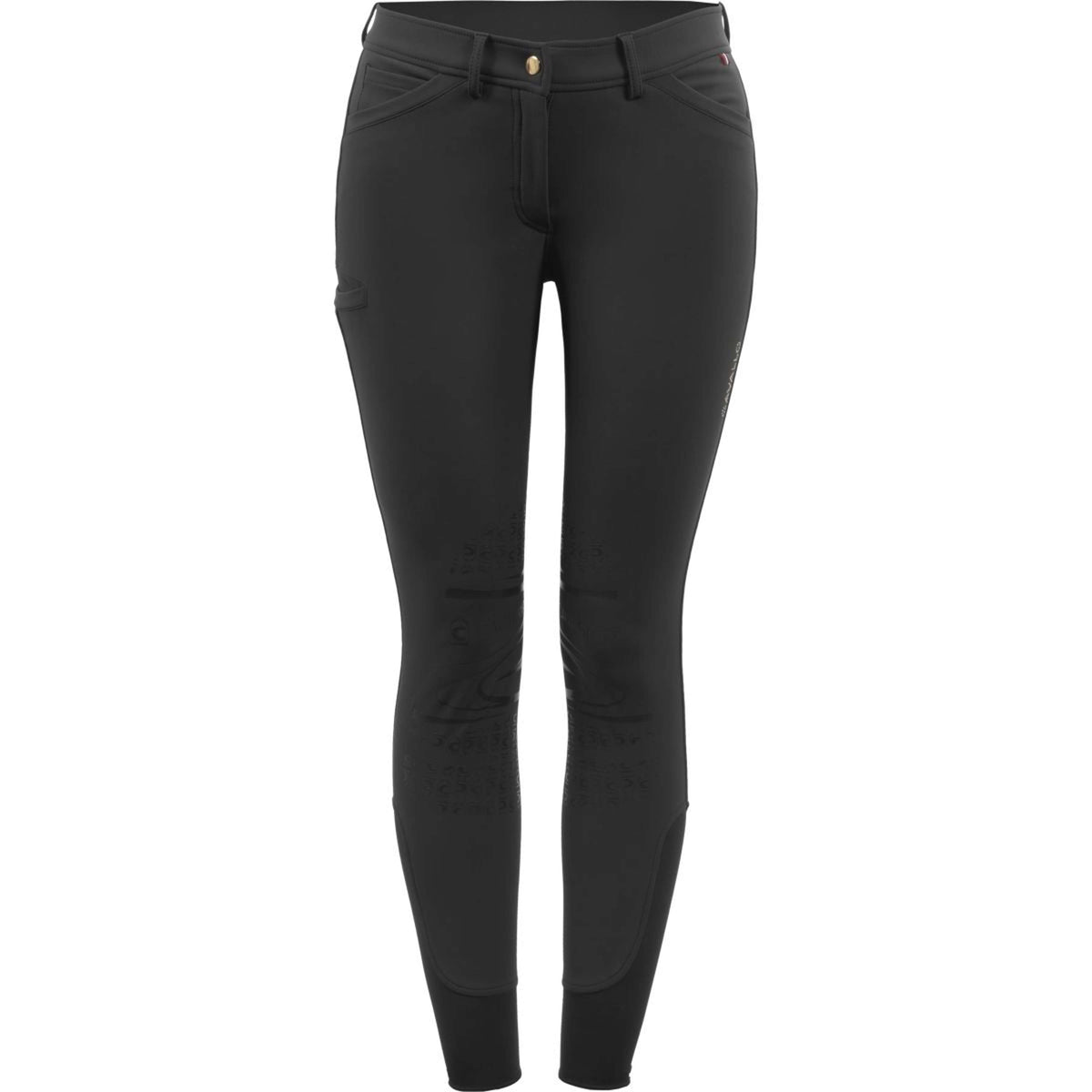 Cavallo Pantalon d'Équitation Dristy Grip Mobile Softshell Prise de Genou Fonctionnel Femmes Noir