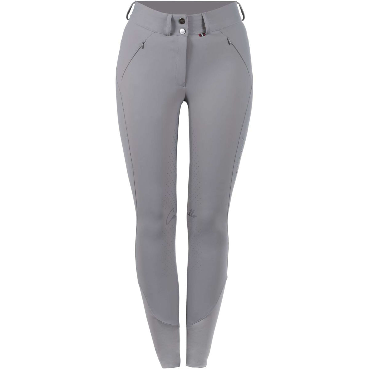 Cavallo Pantalon d'Équitation CavalClaire Grip Argent Gris