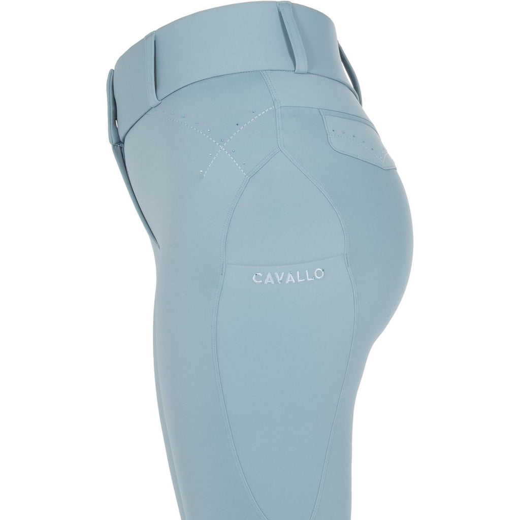 Cavallo Pantalon d'Équitation CavalCandera Grip Mobile Full Grip Soft Aqua