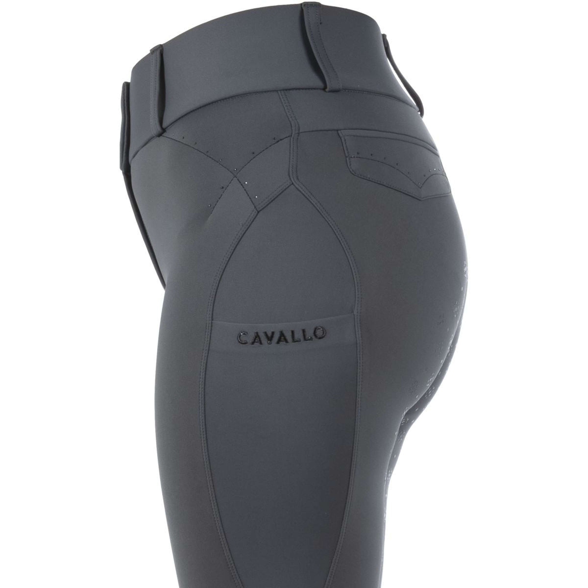 Cavallo Legging d'Équitation CavalCandera Grip Mobile Silver Pine