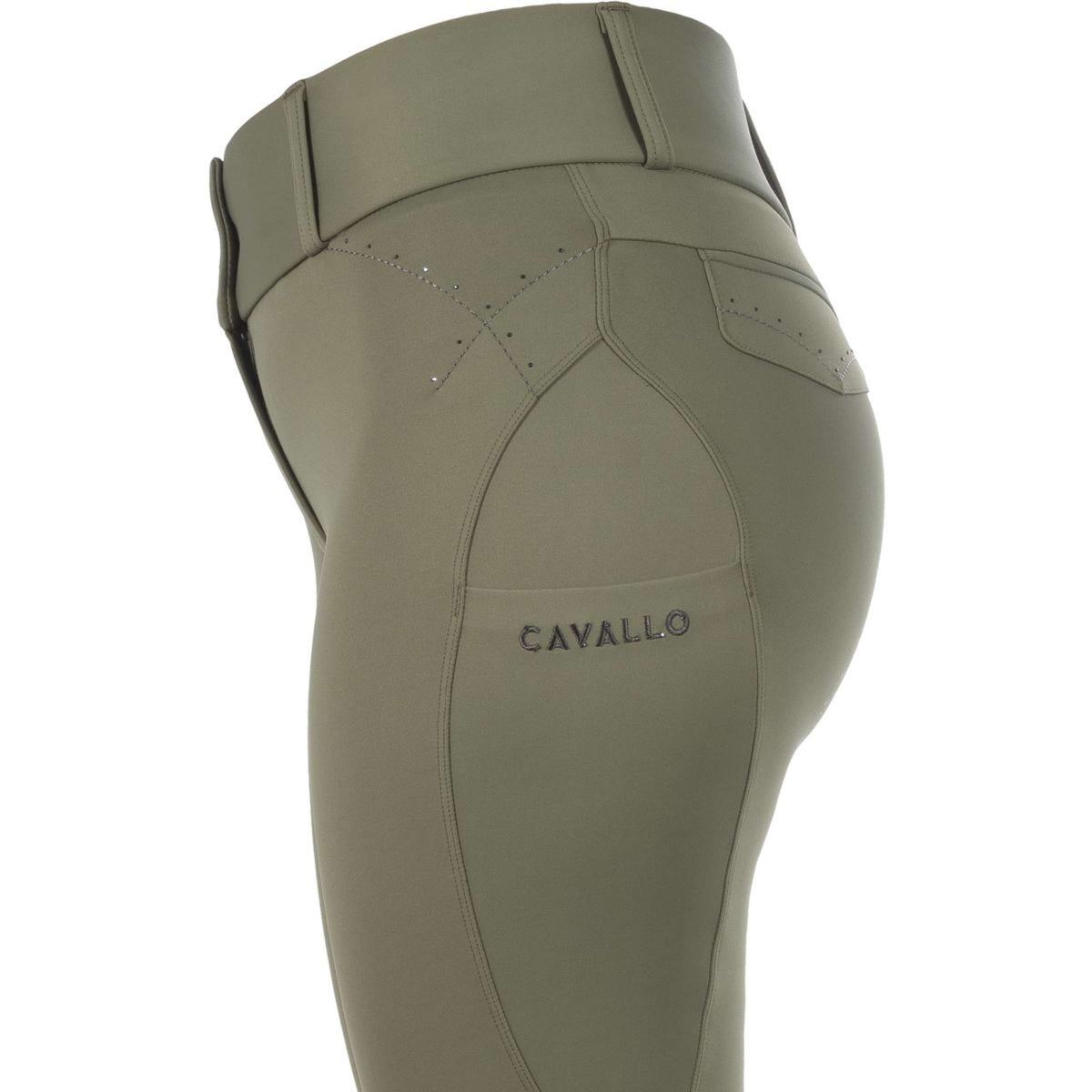 Cavallo Pantalon d'Équitation Cavalcandera Grip Mobile Full Grip Tea Leaf