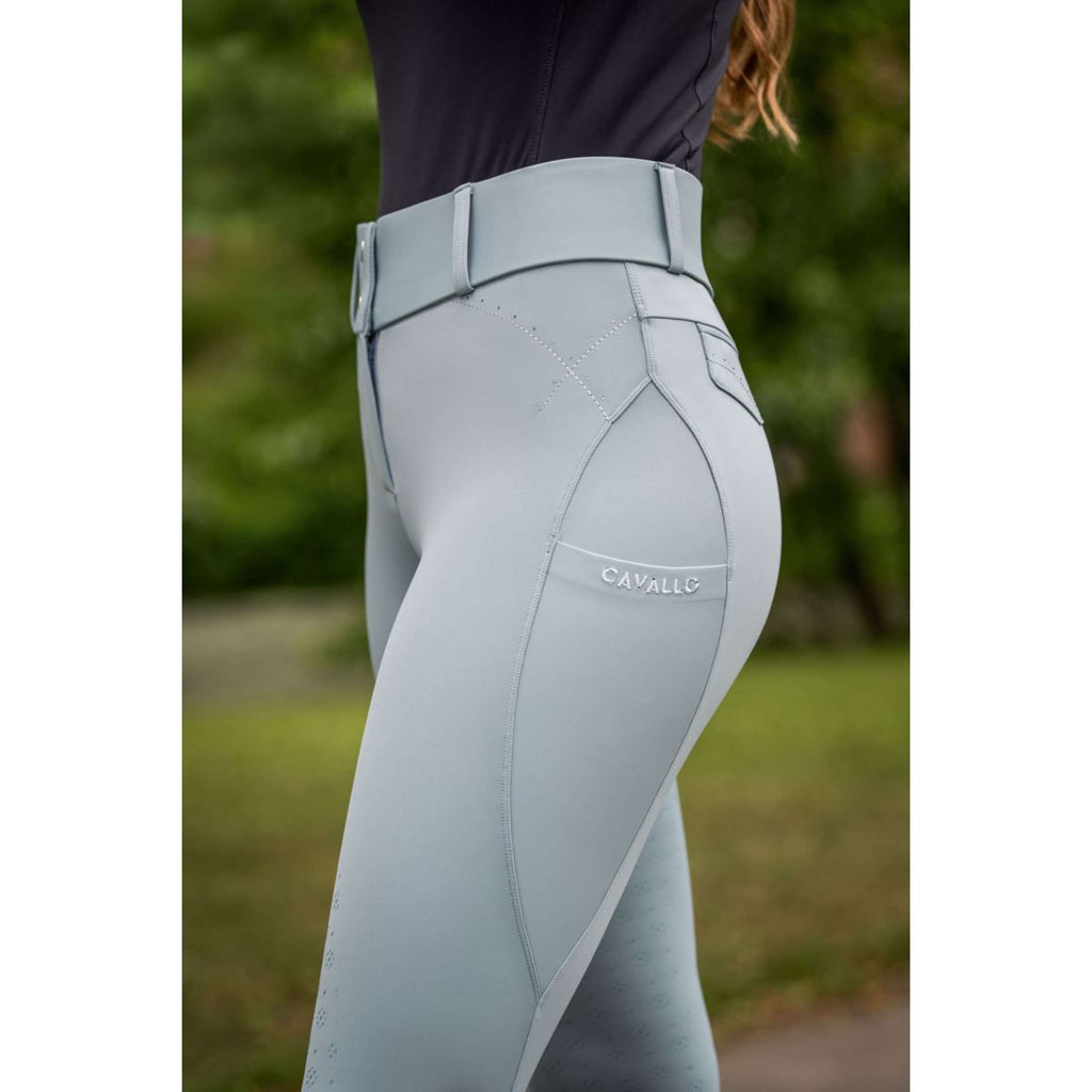 Cavallo Pantalon d'Équitation CavalCandera Grip Mobile Full Grip Soft Aqua