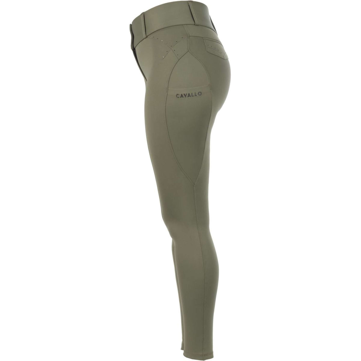 Cavallo Pantalon d'Équitation Cavalcandera Grip Mobile Full Grip Tea Leaf