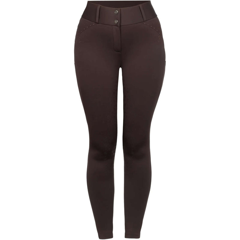 Cavallo Pantalon d'Équitation CavalCandera Grip Mobile Full Grip Café Noir
