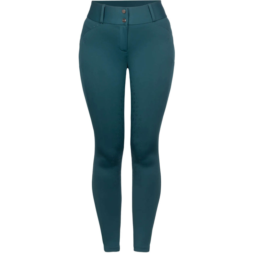Cavallo Pantalon d'Équitation CavalCandera Grip Mobile Full Grip Dark Peacock