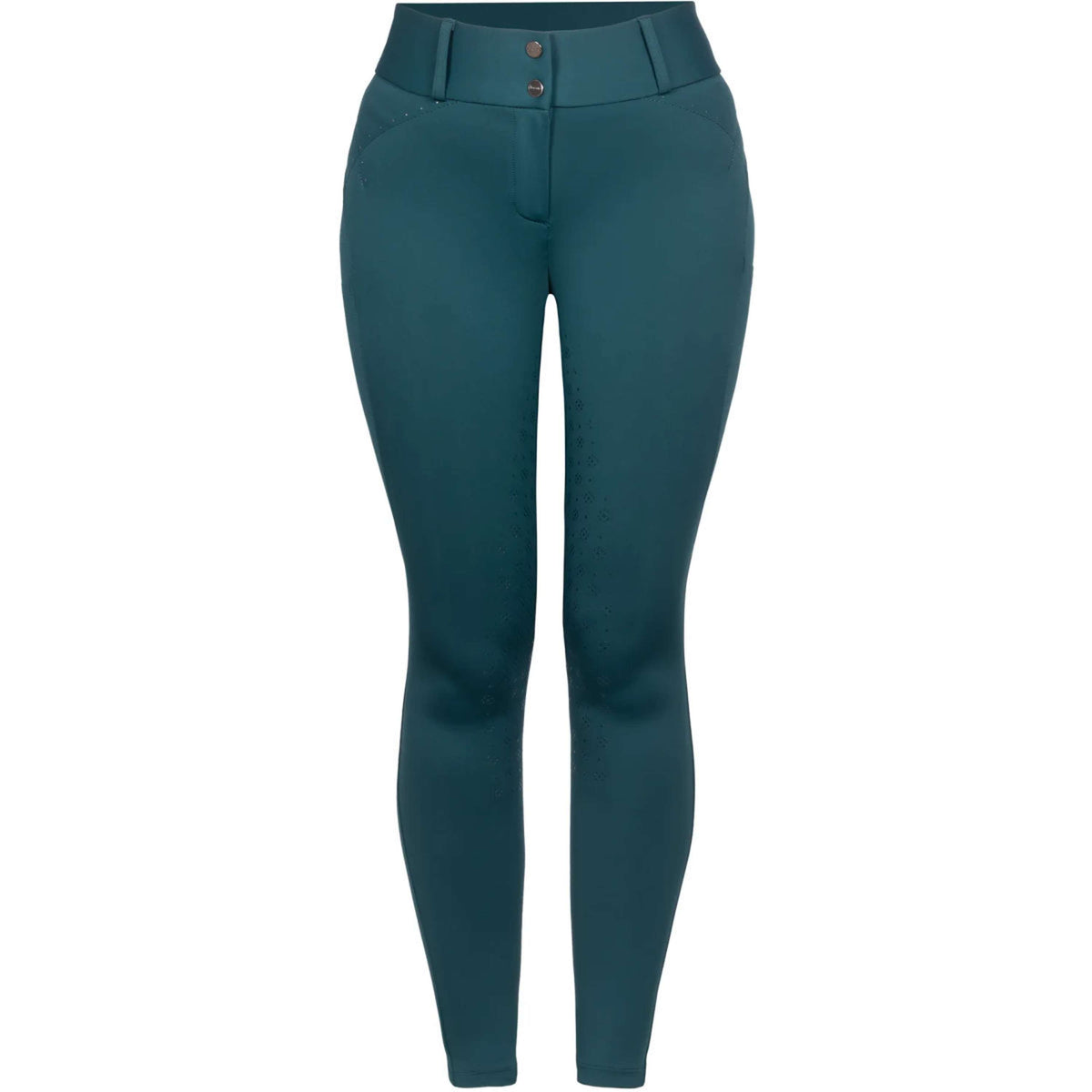 Cavallo Pantalon d'Équitation CavalCandera Grip Mobile Full Grip Dark Peacock