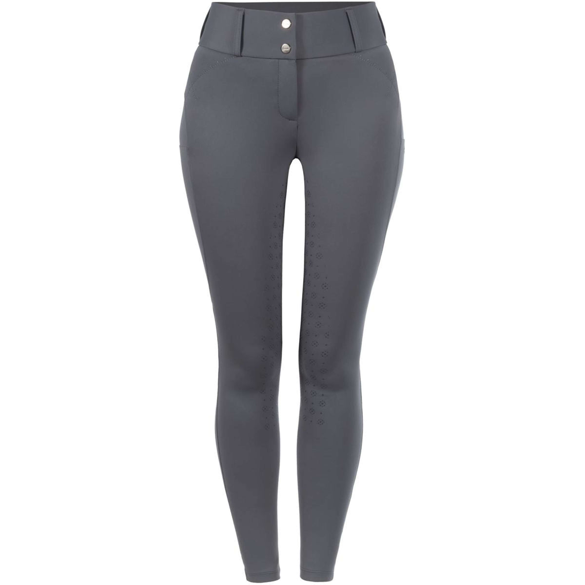 Cavallo Pantalon d'Équitation Cavalcandera Grip Mobile Full Grip Acier