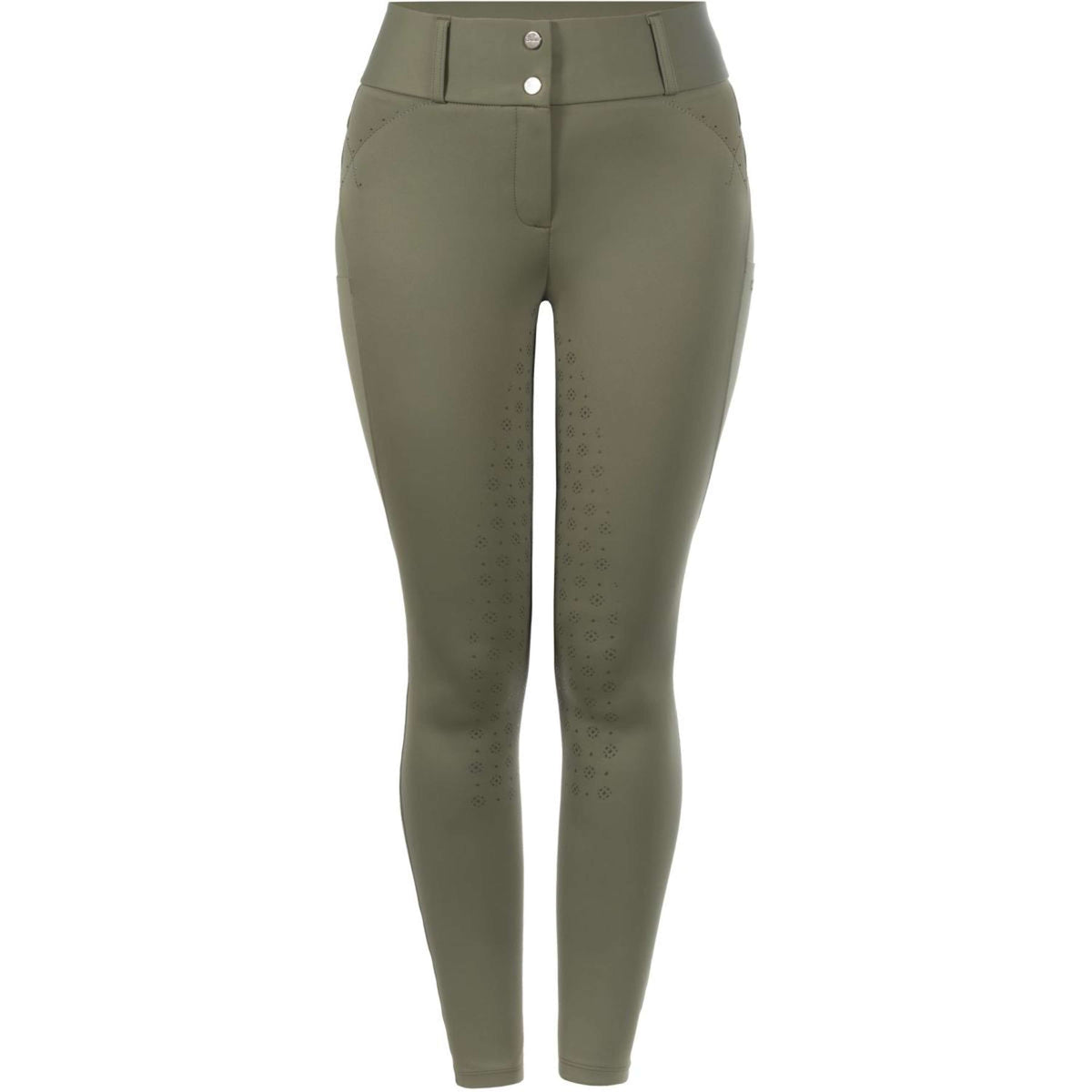 Cavallo Pantalon d'Équitation Cavalcandera Grip Mobile Full Grip Tea Leaf