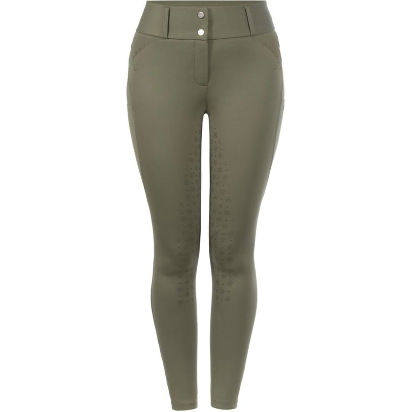 Cavallo Pantalon d'Équitation Cavalcandera Grip Mobile Full Grip Tea Leaf