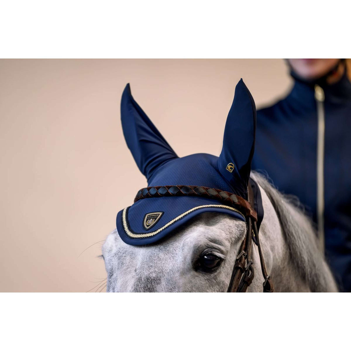 Cavallo Premium Capsule Bonnet Anti-Mouches CavalLydia Night Shadow