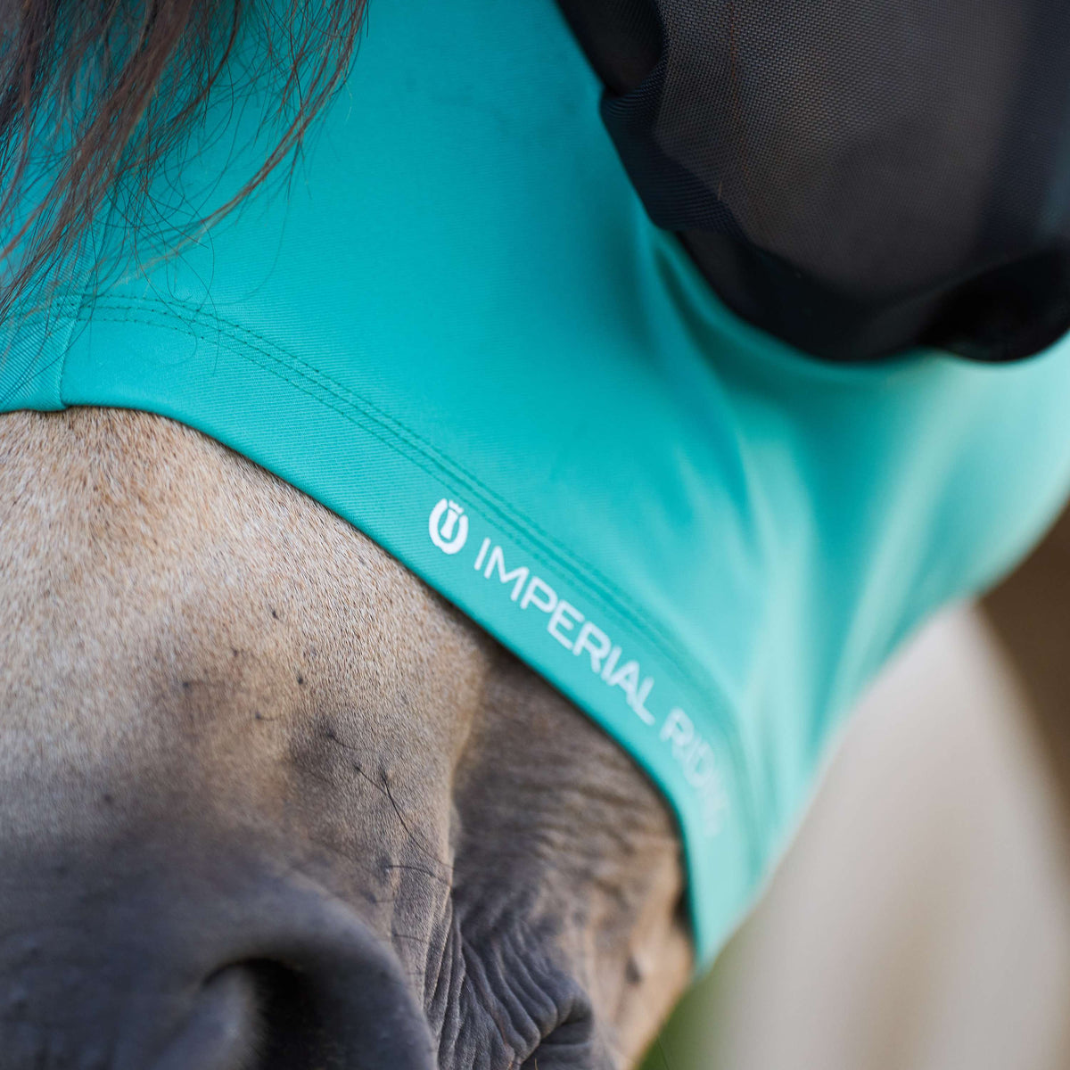 Imperial Riding Masque Anti-Mouches IRHTrail Ride Bleu