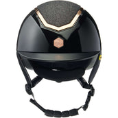 Charles Owen Bombe Kylo Sparkly MIPS Black Gloss/Rose Gold